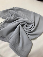 Load image into Gallery viewer, Gray Chiffon Scarf