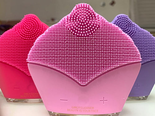 Pink Silicone Brush | Silicone Facial Brush | Girly Butik