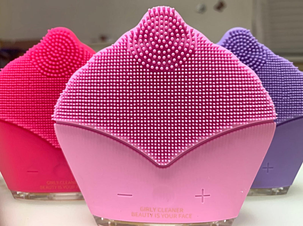 Pink Silicone Brush | Silicone Facial Brush | Girly Butik