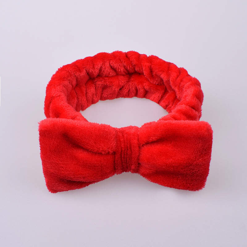 Red Hair Band | Red Plush Hair Band | Girly Butik