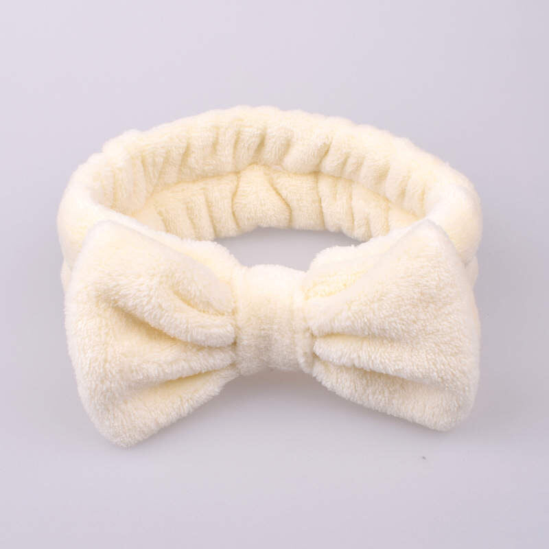 Ivory Bow Headband | Ivory Hair Band | Girly Butik
